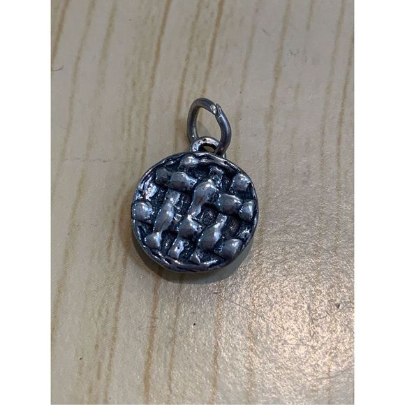 925 Pie Sterling Silver Jewelry Charm - Picture 1 of 3